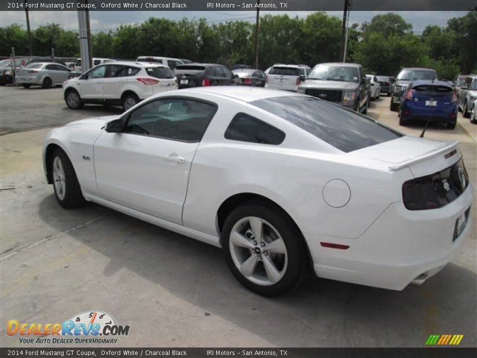 2014 Ford Mustang GT Coupe Oxford White / Charcoal Black Photo #5