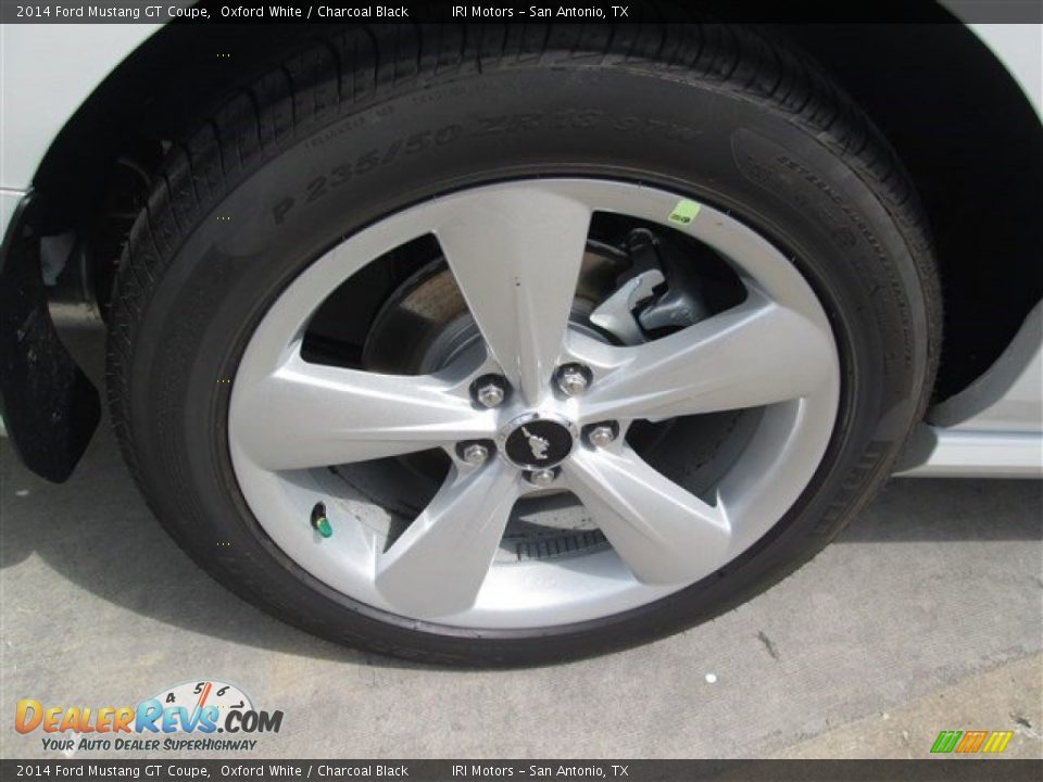 2014 Ford Mustang GT Coupe Oxford White / Charcoal Black Photo #9