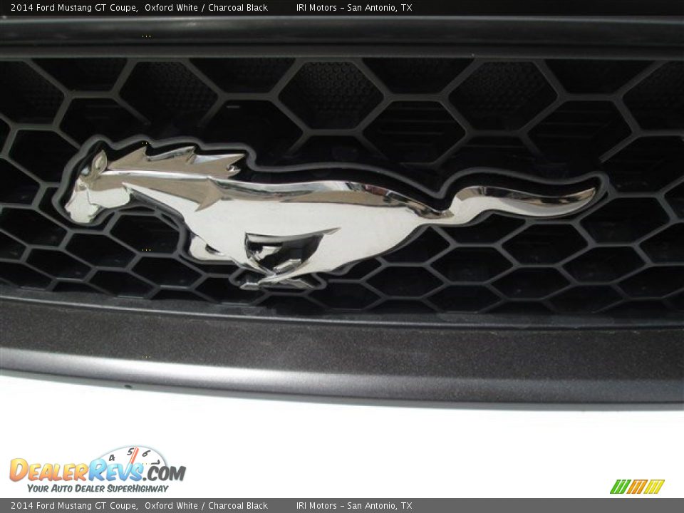 2014 Ford Mustang GT Coupe Oxford White / Charcoal Black Photo #12