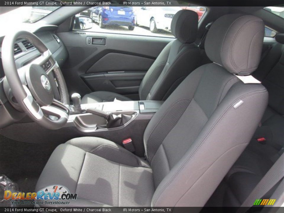 2014 Ford Mustang GT Coupe Oxford White / Charcoal Black Photo #15