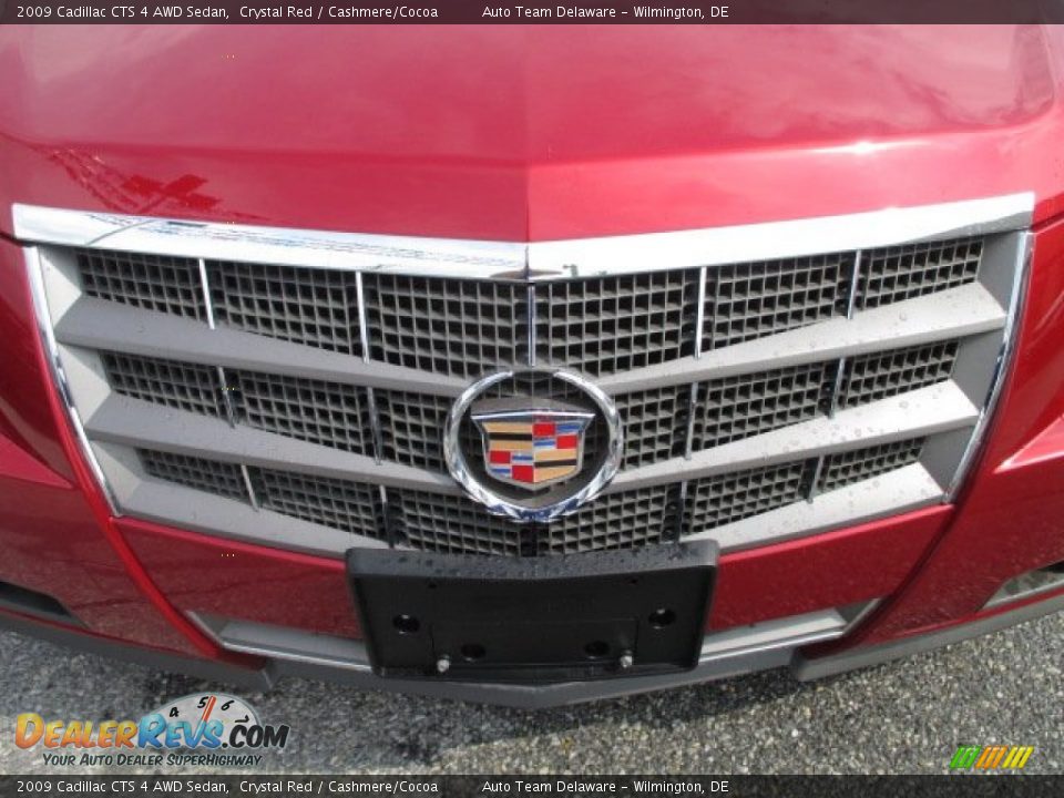 2009 Cadillac CTS 4 AWD Sedan Crystal Red / Cashmere/Cocoa Photo #26