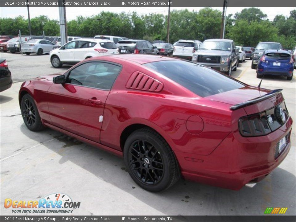 2014 Ford Mustang V6 Coupe Ruby Red / Charcoal Black Photo #5