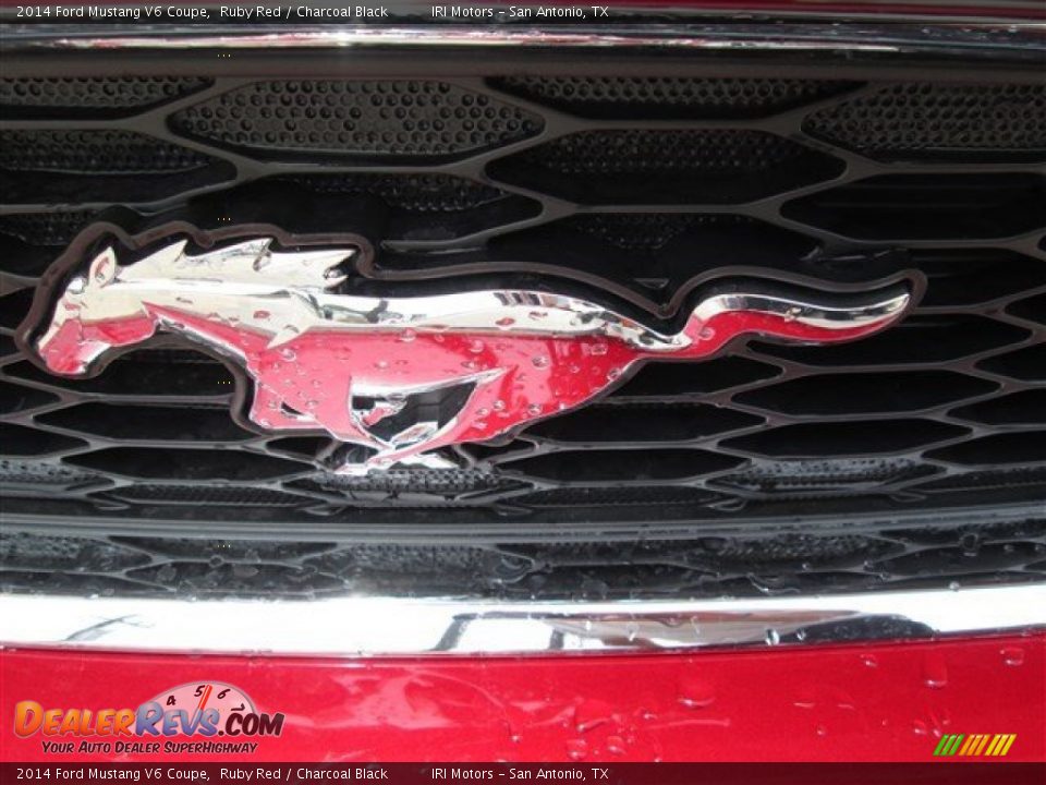 2014 Ford Mustang V6 Coupe Ruby Red / Charcoal Black Photo #11