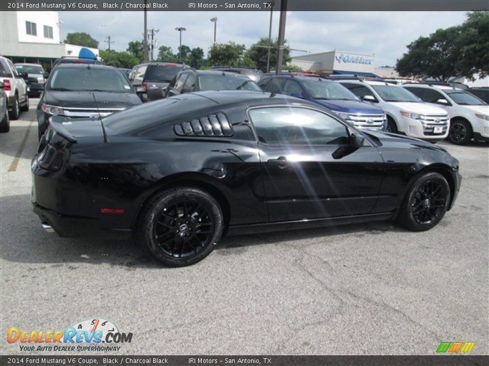 2014 Ford Mustang V6 Coupe Black / Charcoal Black Photo #5