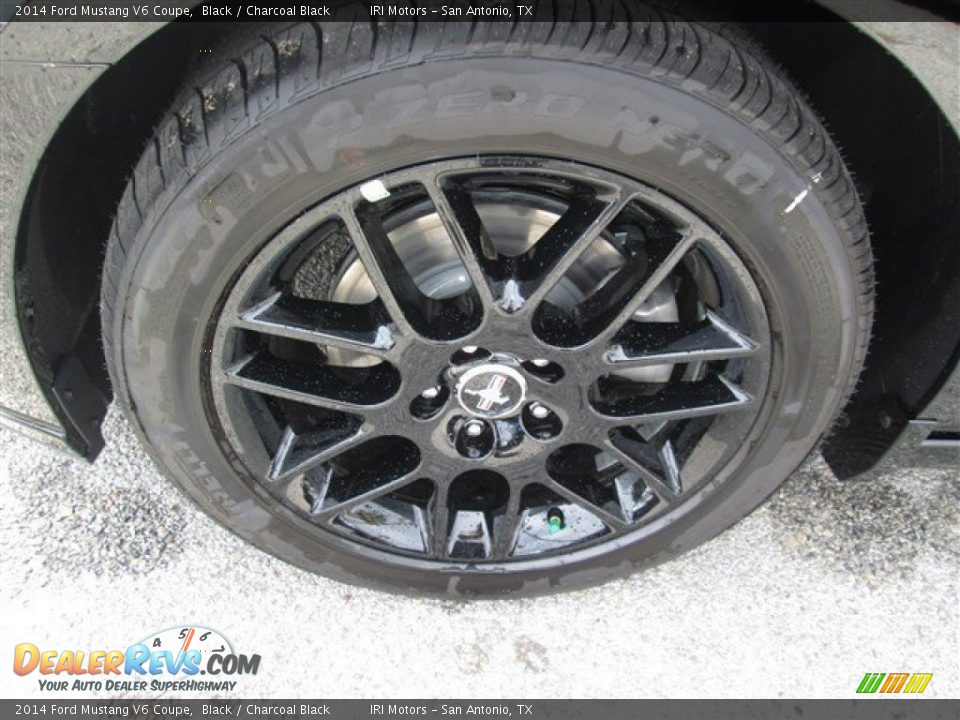 2014 Ford Mustang V6 Coupe Black / Charcoal Black Photo #10