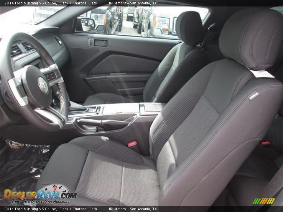 2014 Ford Mustang V6 Coupe Black / Charcoal Black Photo #11