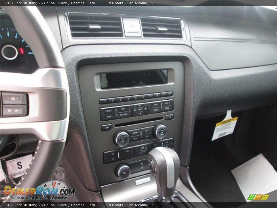 2014 Ford Mustang V6 Coupe Black / Charcoal Black Photo #13