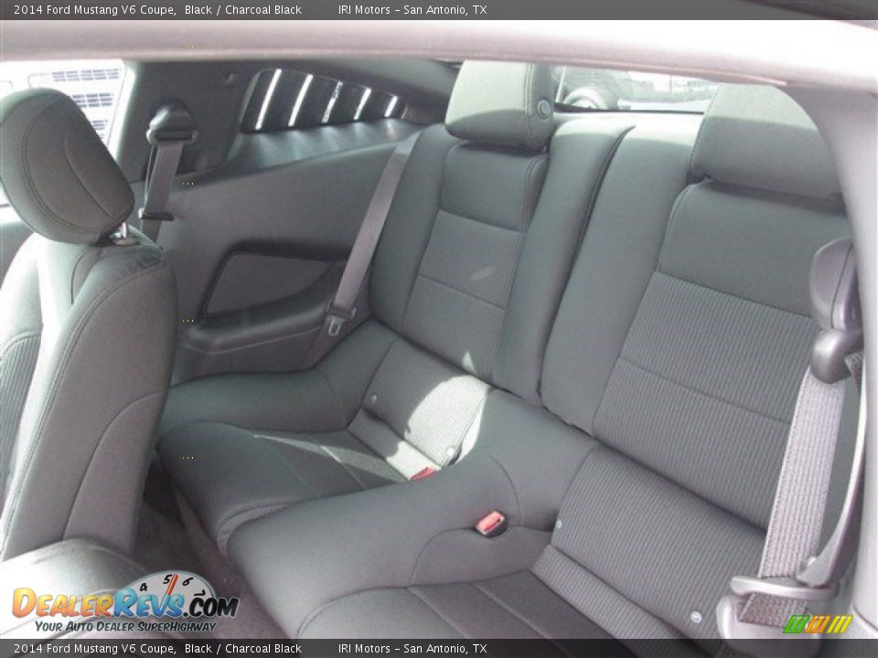 2014 Ford Mustang V6 Coupe Black / Charcoal Black Photo #14