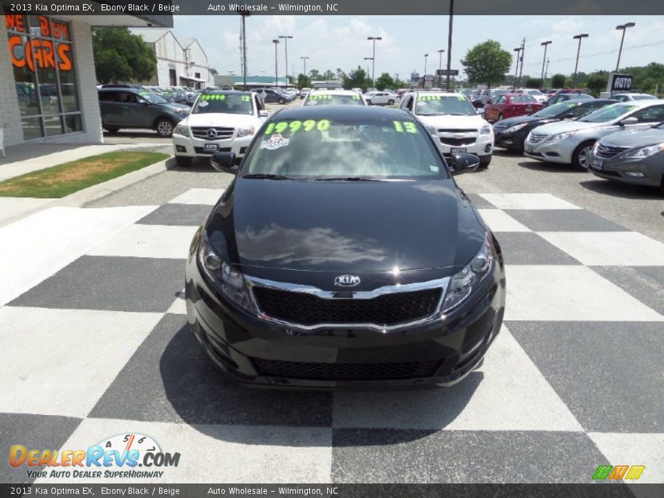 2013 Kia Optima EX Ebony Black / Beige Photo #2