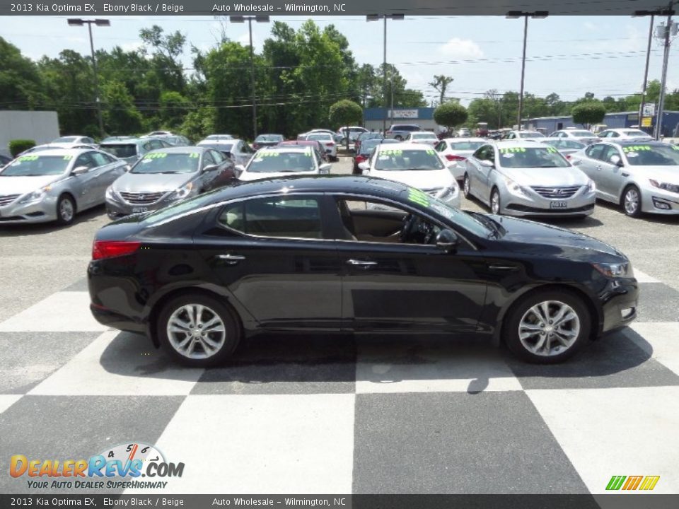 2013 Kia Optima EX Ebony Black / Beige Photo #3