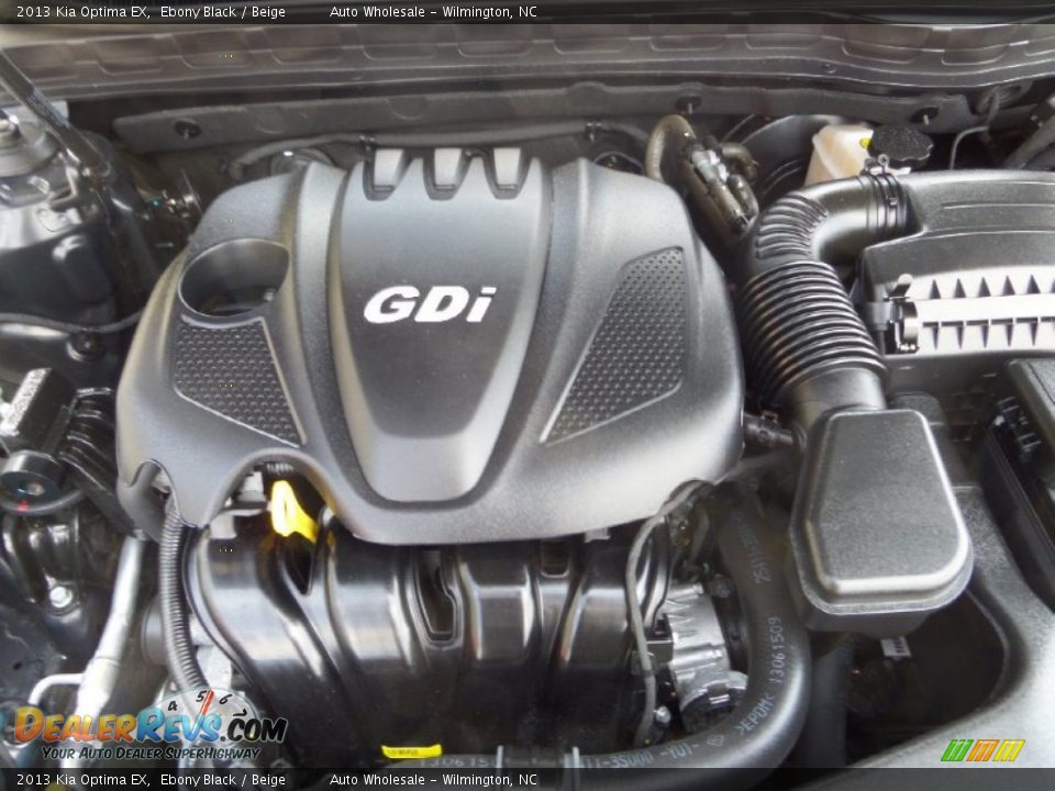 2013 Kia Optima EX Ebony Black / Beige Photo #6