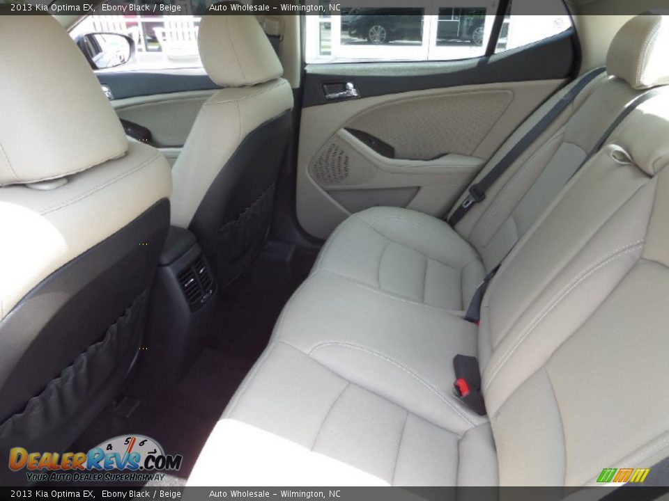 2013 Kia Optima EX Ebony Black / Beige Photo #12