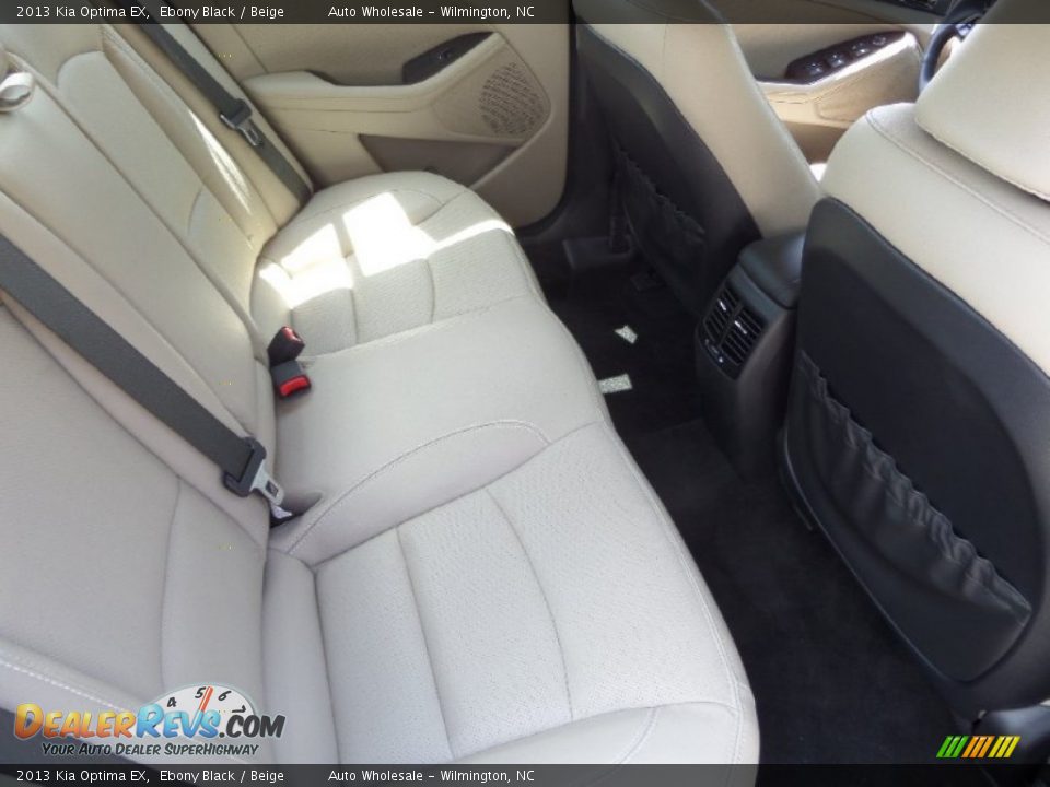 2013 Kia Optima EX Ebony Black / Beige Photo #14