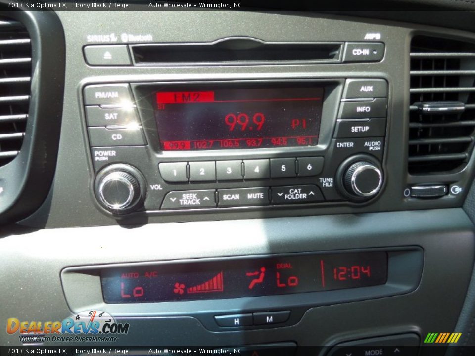 2013 Kia Optima EX Ebony Black / Beige Photo #17