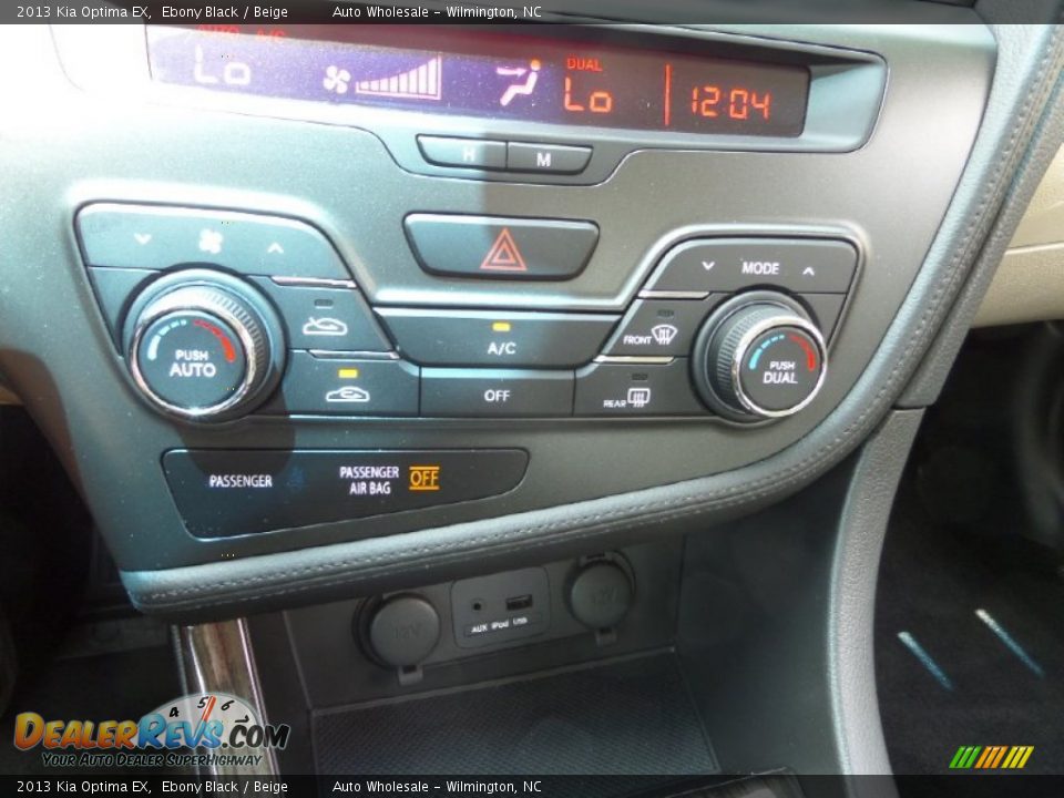 2013 Kia Optima EX Ebony Black / Beige Photo #18
