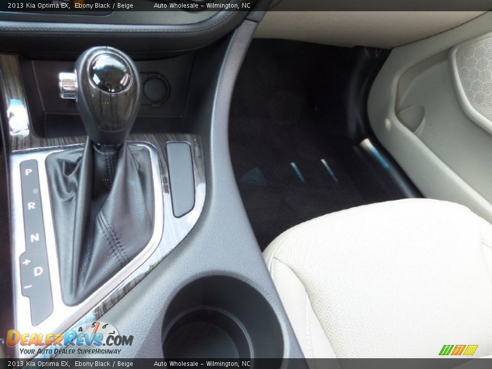 2013 Kia Optima EX Ebony Black / Beige Photo #19