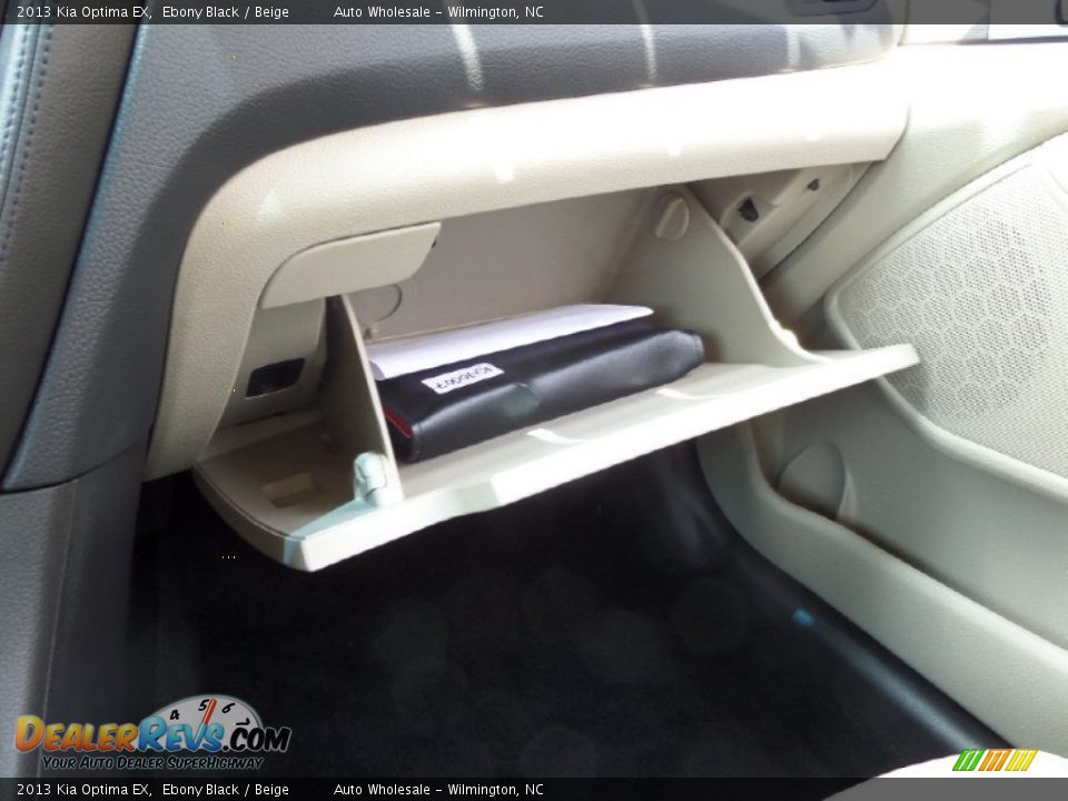 2013 Kia Optima EX Ebony Black / Beige Photo #20