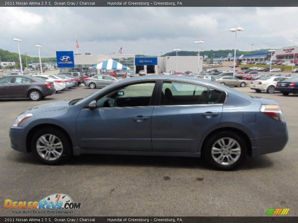 2011 Nissan Altima 2.5 S Ocean Gray / Charcoal Photo #7
