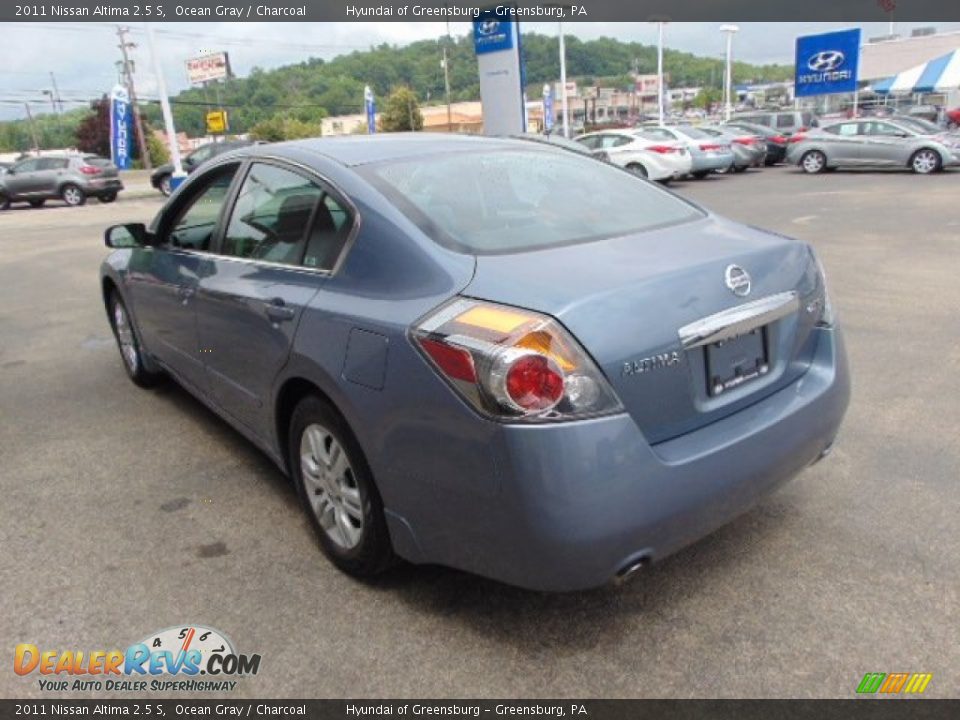 2011 Nissan Altima 2.5 S Ocean Gray / Charcoal Photo #8
