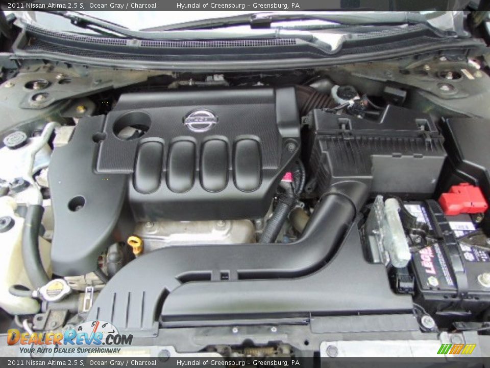 2011 Nissan Altima 2.5 S Ocean Gray / Charcoal Photo #10
