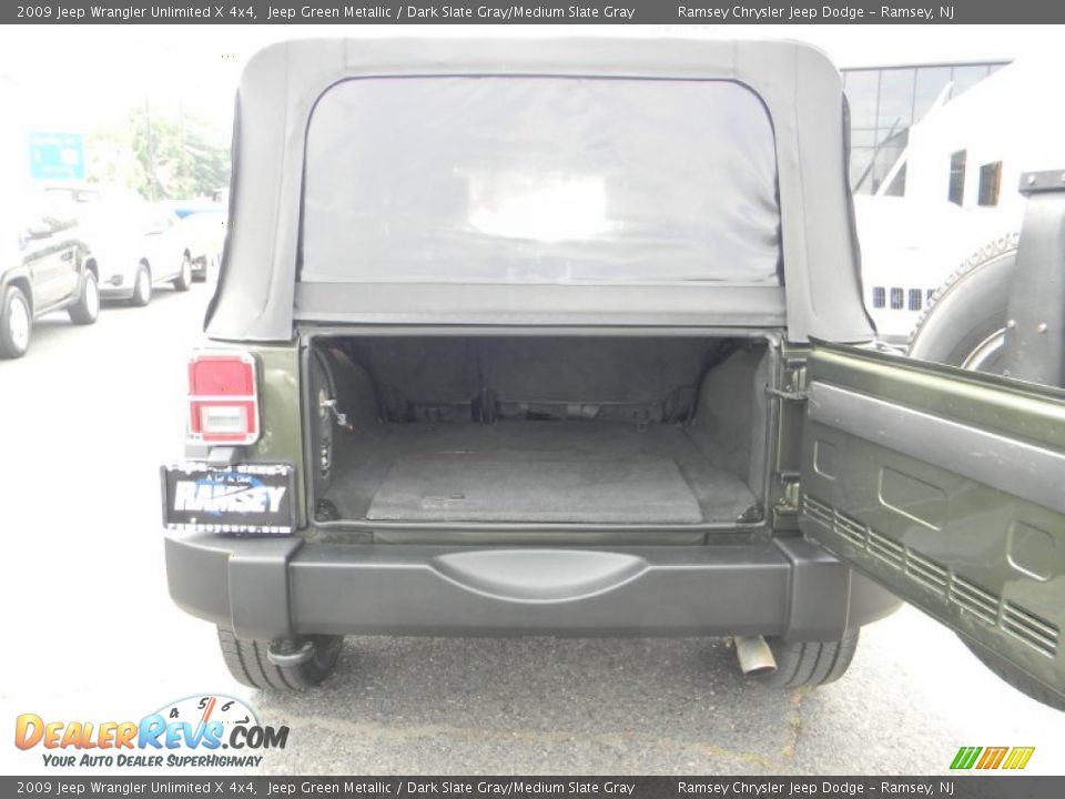 2009 Jeep Wrangler Unlimited X 4x4 Jeep Green Metallic / Dark Slate Gray/Medium Slate Gray Photo #8