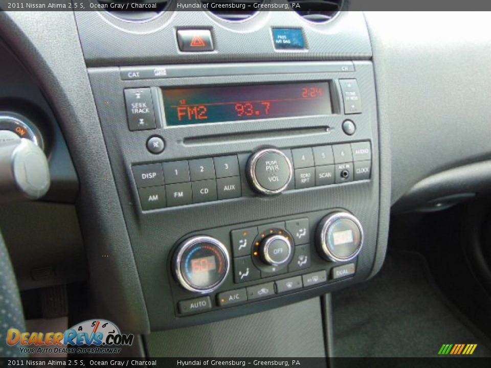 2011 Nissan Altima 2.5 S Ocean Gray / Charcoal Photo #16