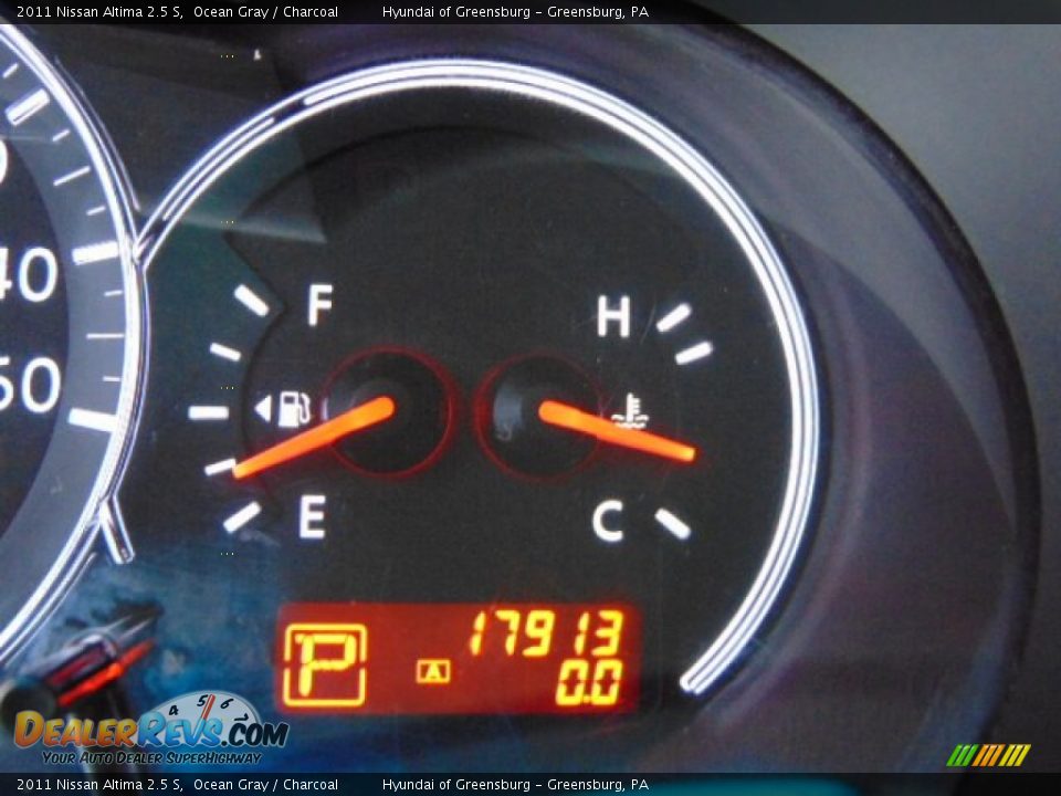 2011 Nissan Altima 2.5 S Ocean Gray / Charcoal Photo #25