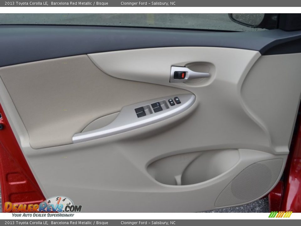 2013 Toyota Corolla LE Barcelona Red Metallic / Bisque Photo #8