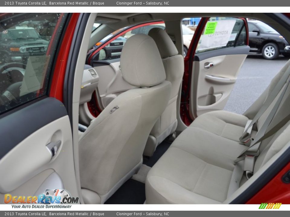 2013 Toyota Corolla LE Barcelona Red Metallic / Bisque Photo #9