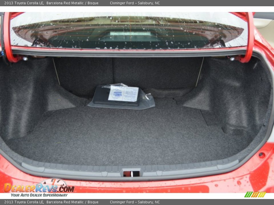 2013 Toyota Corolla LE Barcelona Red Metallic / Bisque Photo #10