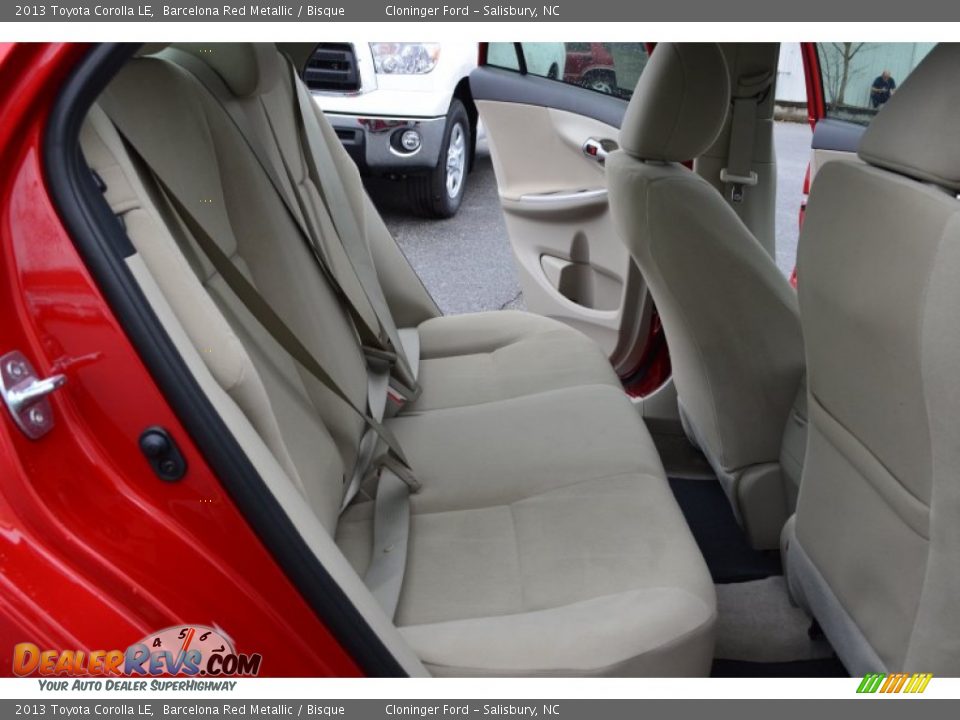 2013 Toyota Corolla LE Barcelona Red Metallic / Bisque Photo #11