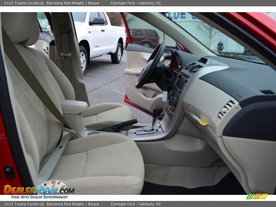2013 Toyota Corolla LE Barcelona Red Metallic / Bisque Photo #12