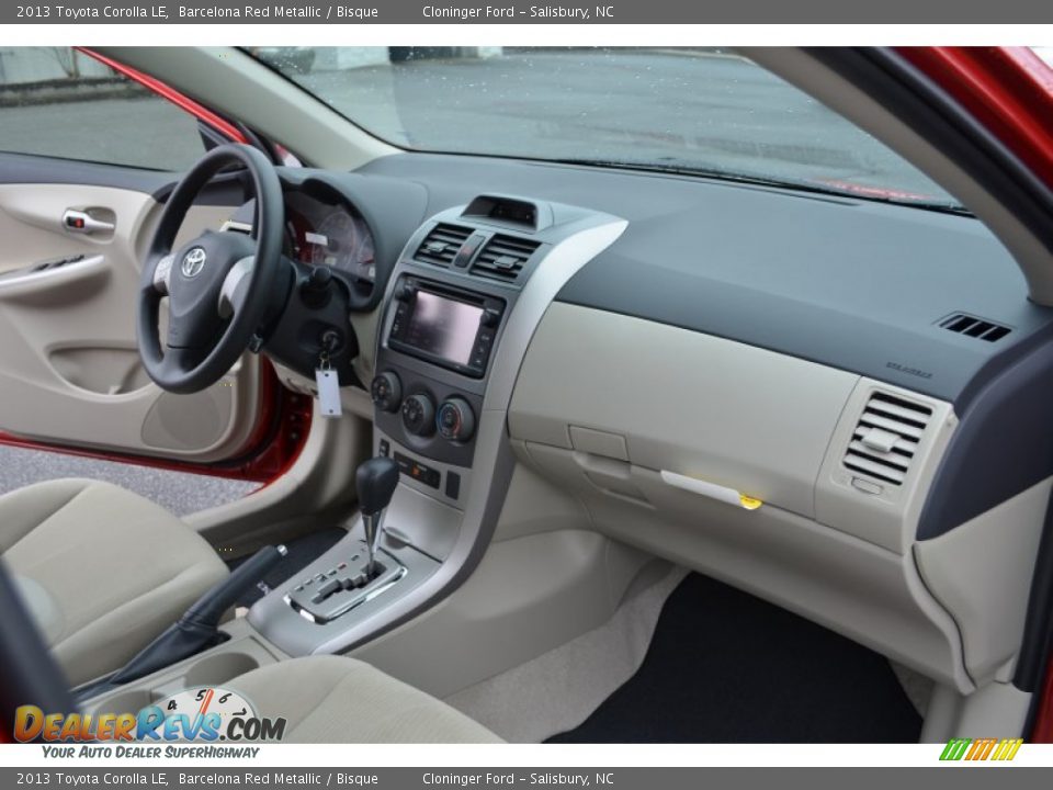 2013 Toyota Corolla LE Barcelona Red Metallic / Bisque Photo #13