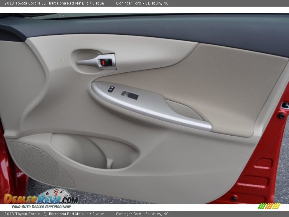 2013 Toyota Corolla LE Barcelona Red Metallic / Bisque Photo #14