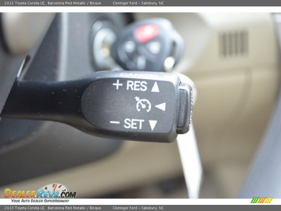2013 Toyota Corolla LE Barcelona Red Metallic / Bisque Photo #23