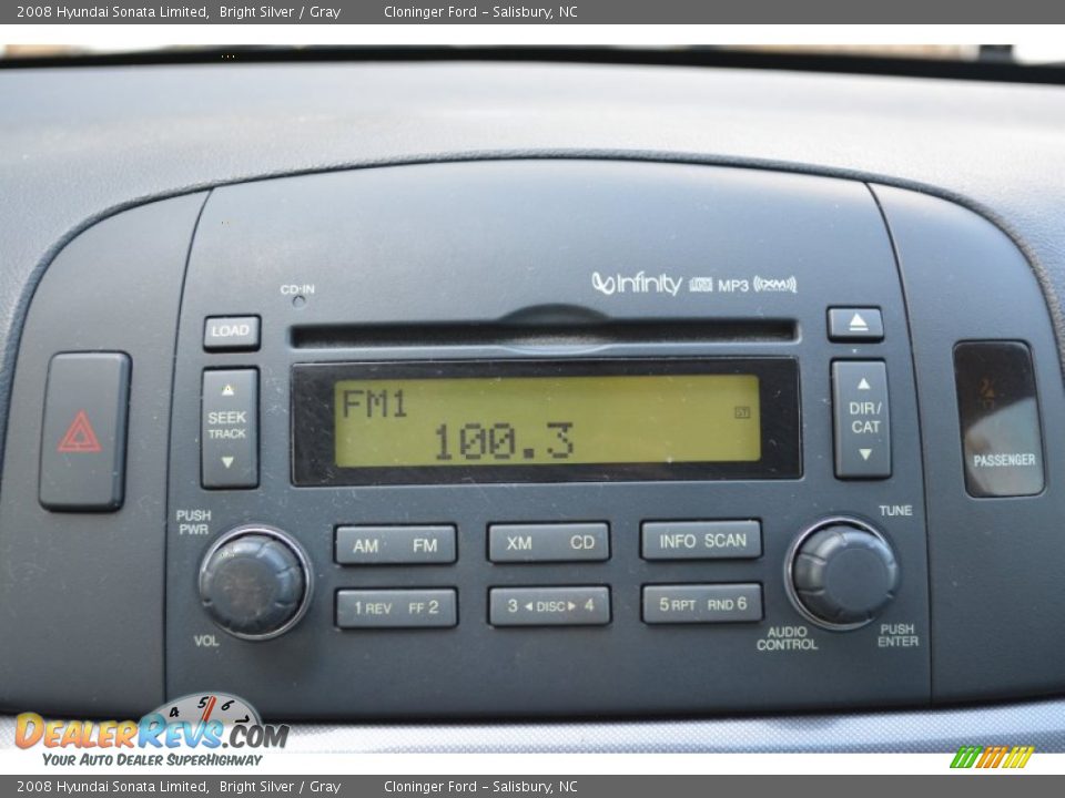 Audio System of 2008 Hyundai Sonata Limited Photo #19