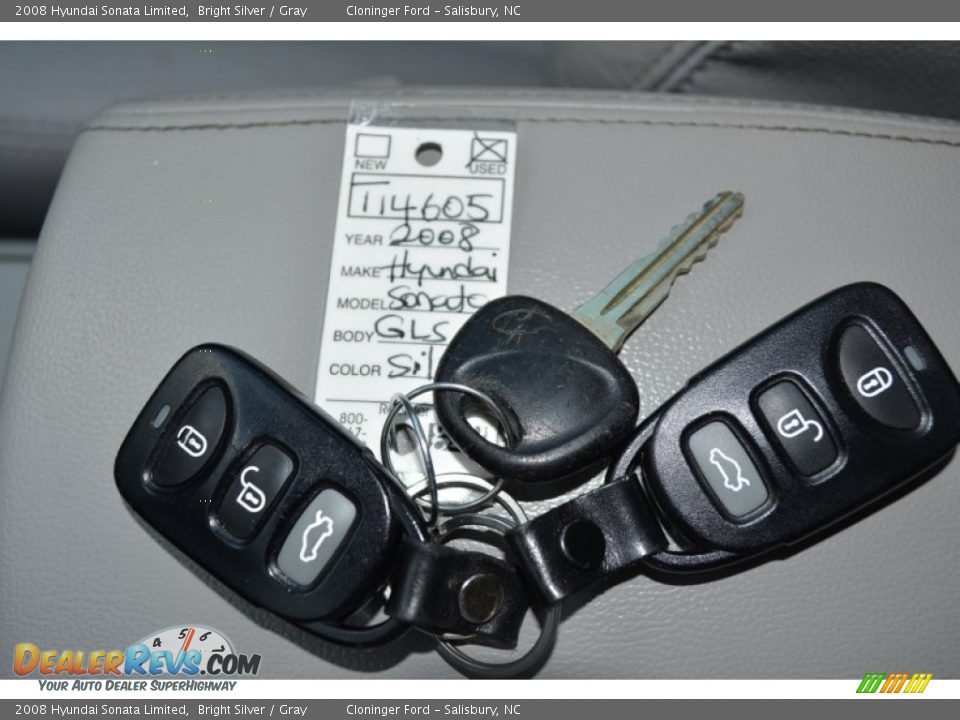 Keys of 2008 Hyundai Sonata Limited Photo #29