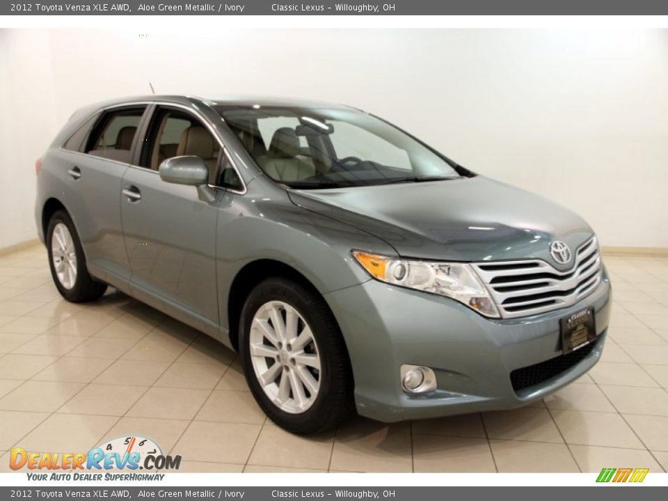 2012 Toyota Venza XLE AWD Aloe Green Metallic / Ivory Photo #1