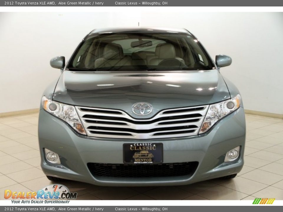 2012 Toyota Venza XLE AWD Aloe Green Metallic / Ivory Photo #2