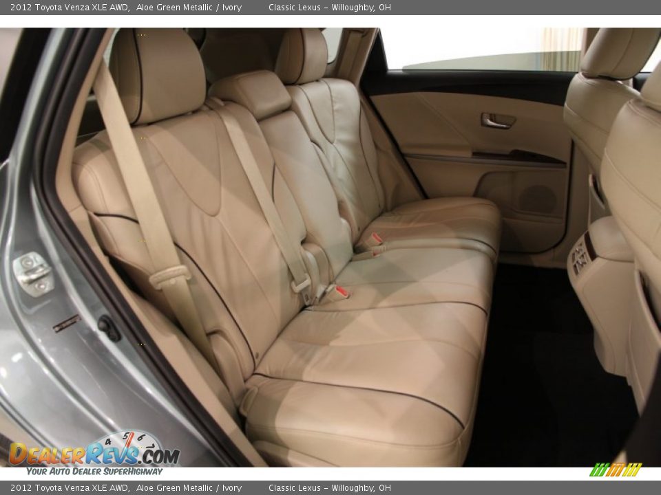 Rear Seat of 2012 Toyota Venza XLE AWD Photo #13