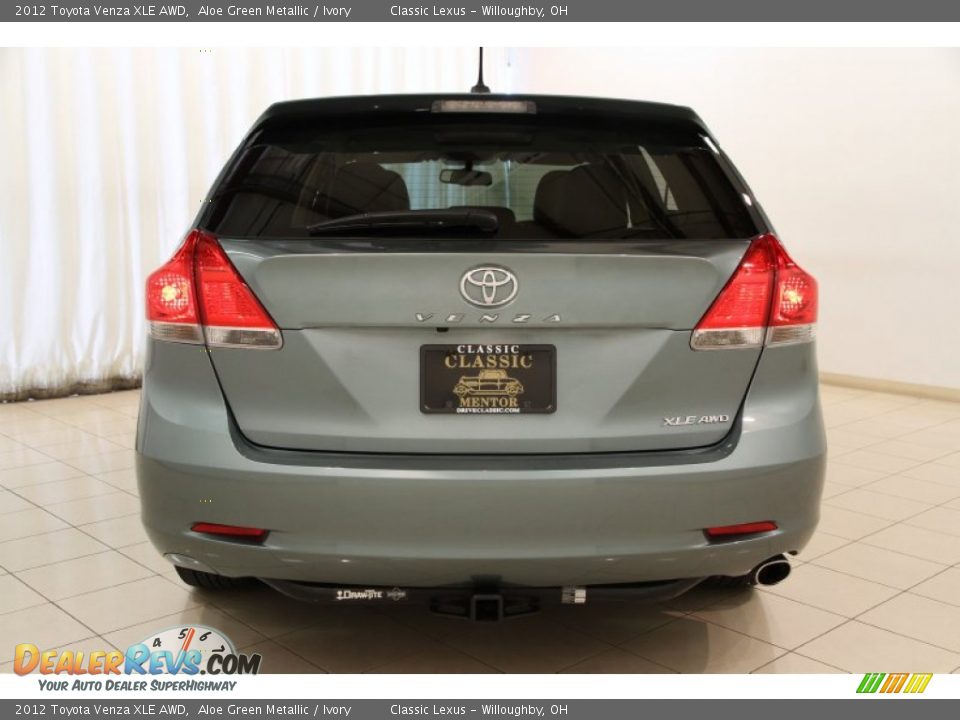 2012 Toyota Venza XLE AWD Aloe Green Metallic / Ivory Photo #15