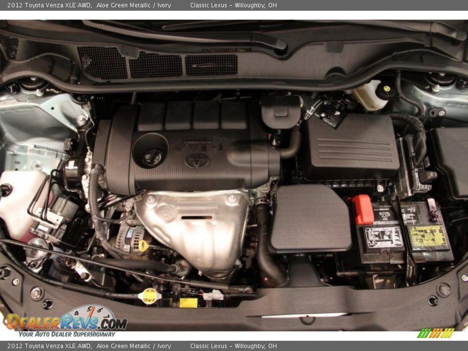 2012 Toyota Venza XLE AWD 2.7 Liter DOHC 16-Valve Dual VVT-i 4 Cylinder Engine Photo #16