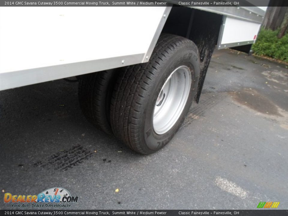 2014 GMC Savana Cutaway 3500 Commercial Moving Truck Summit White / Medium Pewter Photo #5