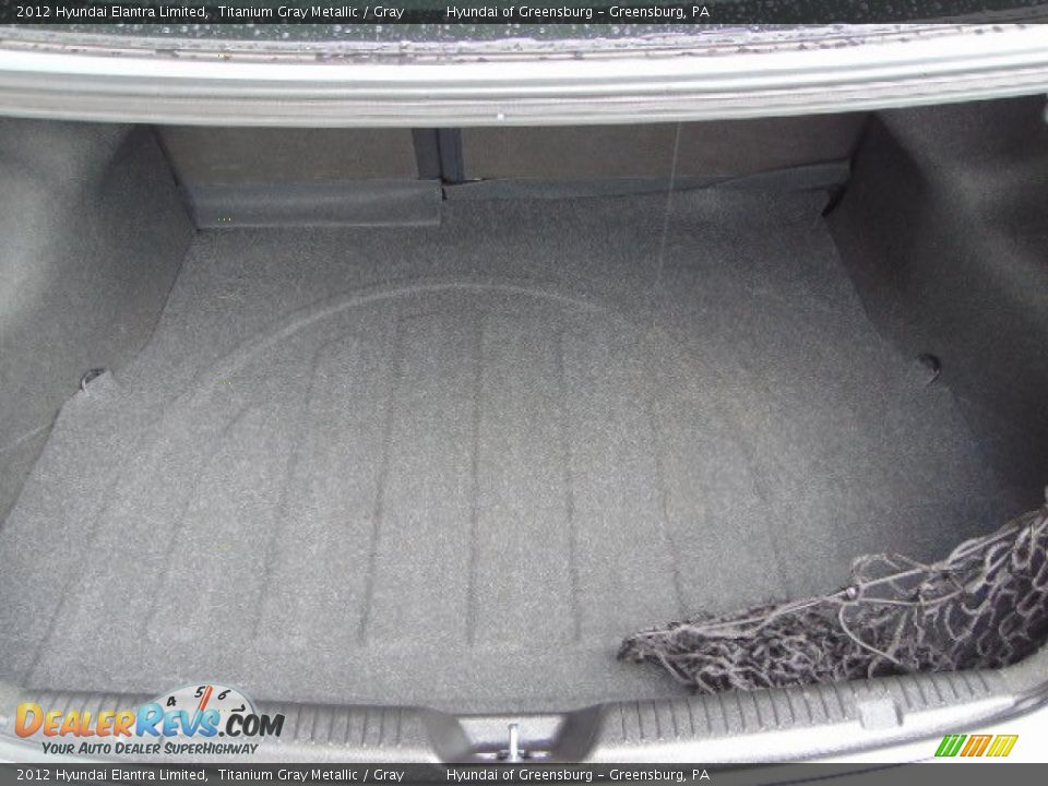 2012 Hyundai Elantra Limited Titanium Gray Metallic / Gray Photo #21