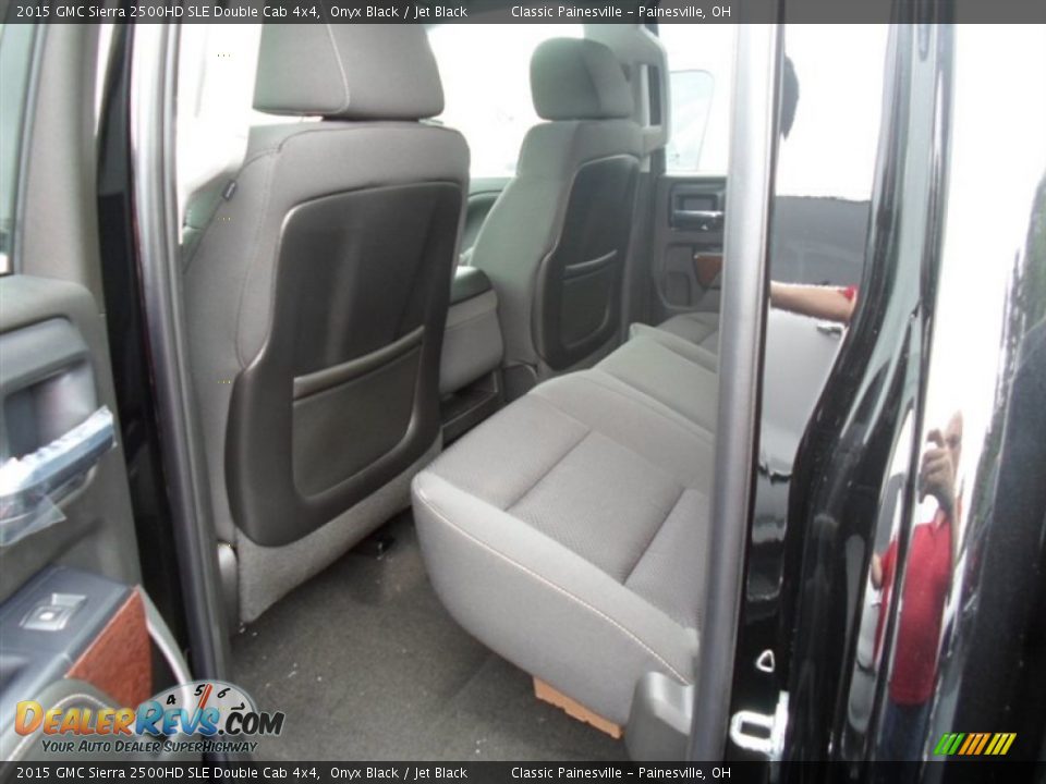 2015 GMC Sierra 2500HD SLE Double Cab 4x4 Onyx Black / Jet Black Photo #5