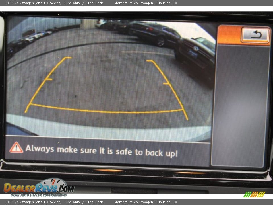 2014 Volkswagen Jetta TDI Sedan Pure White / Titan Black Photo #16