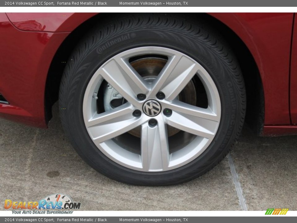 2014 Volkswagen CC Sport Fortana Red Metallic / Black Photo #4