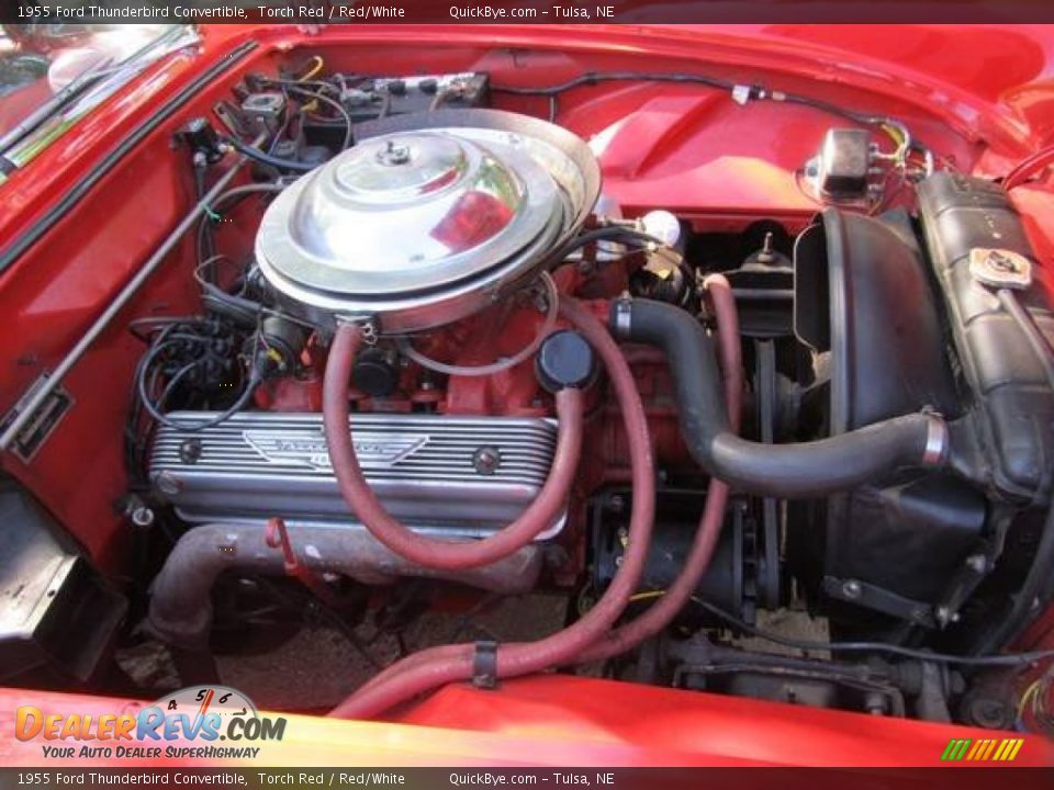 1955 Ford Thunderbird Convertible 292 cid OHV 16-Valve V8 Engine Photo #8