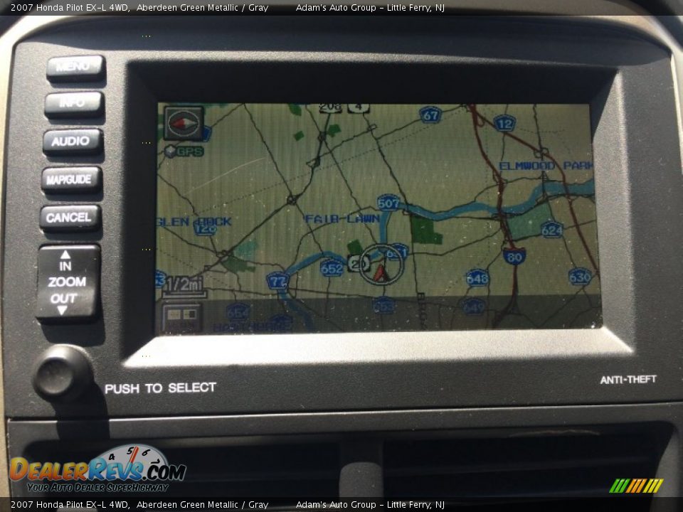 2007 Honda Pilot EX-L 4WD Aberdeen Green Metallic / Gray Photo #10