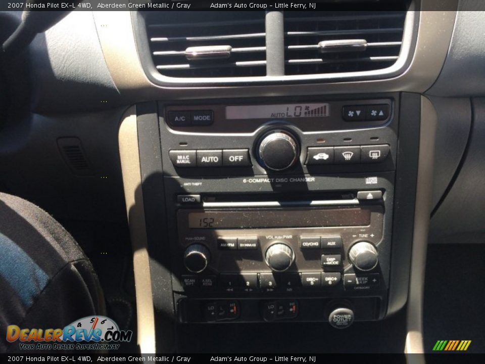 2007 Honda Pilot EX-L 4WD Aberdeen Green Metallic / Gray Photo #11